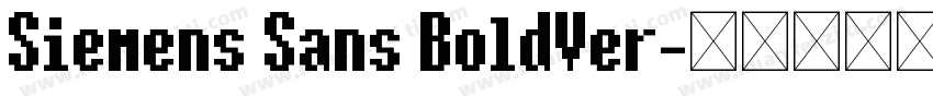 Siemens Sans BoldVer字体转换